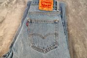 Levis 560 Mens Jeans W32 L30 Light Blue Denim Relaxed Fit Zip Fly