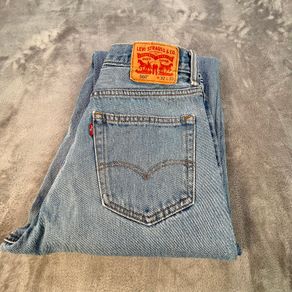 Levis 560 Mens Jeans W32 L30 Light Blue Denim Relaxed Fit Zip Fly