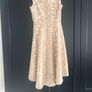 Fee G Occasion Dress - Champagne & Cream Jacquard Midi Dress - brand new - size 10 Image 2