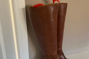 Rockport ladies chestnut, leather tall boots