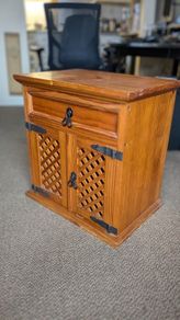 TV Console / Side Cabinet with Lattice Door
