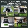 Golf Practice Net - Indoor & outdoor 10x7ft - XL Tri-Turf driving net and Mat, 5 Balls, 3 Rubber Tees, Carry Bag, Chipping net, golf nets for backyard driving Image 7