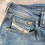 DIESEL Larkee-Beex 084BU Men's Jeans W30/L31 Regular Taper Fit Blue Cotton Image 3