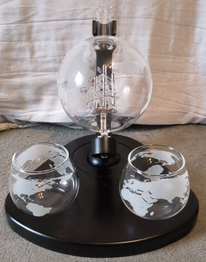 decanter and glasses