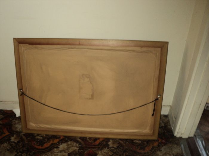 Large Mahogany  Wall Mirror