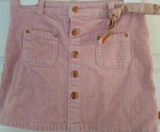 Girls Pink Sergent Major Skirt