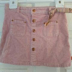 Girls Pink Sergent Major Skirt