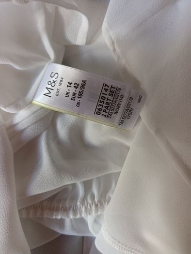 M&S Autograph  White Blouse.    Size 14.  B.N.W.T