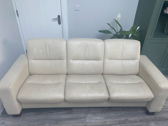 3 Seater Leather Couch