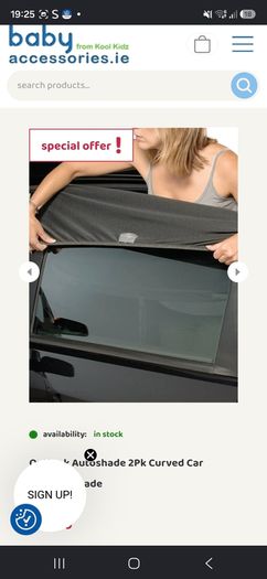 Outlook Shade a Babe Car Window Shades
