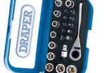 WDS1 22 Piece 1/4inch Wing Driver Socket & Bit Set