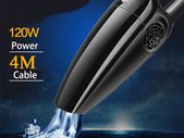 120W 3600mbar Car Vacuum Cleaner High Suction For Car Wet And Dry dual-use Vacuum Cleaner Handheld 12V Mini Car Vacuum Cleaner