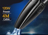 main image for ad 120W 3600mbar Car Vacuum Cleaner High Suction For Car Wet And Dry dual-use Vacuum Cleaner Handheld 12V Mini Car Vacuum Cleaner