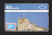 1991 Gibraltar 40 unit Moorish Castle (Landis &amp; Gyr (Optical)) Phonecard