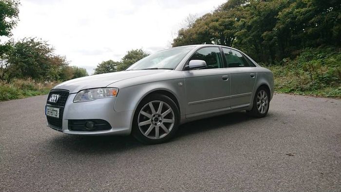 Audi a4 b7 sline bumper fog lamp grills. Spot lights double din GPS radio 3 spoke steering wheel armrest seats turbo glove box rear ashtray twin exhaust parts breaking