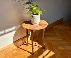 Walnut end table