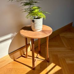 Walnut end table
