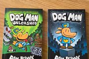 2 books dog man