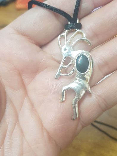 Kokopelli the flute player Vintage Pendant