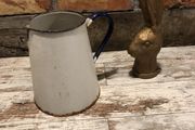 vintage enamelled jug