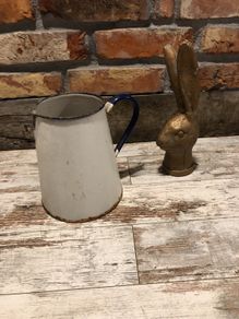 vintage enamelled jug