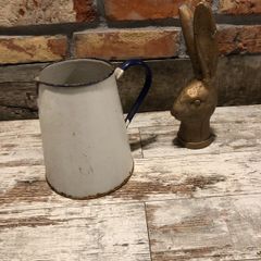 vintage enamelled jug