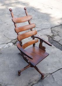 Antique dentist's chair, late 19th C, Irish, handmade, D18