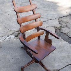 Antique dentist's chair, late 19th C, Irish, handmade, D18