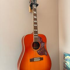 Epiphone Inspired By Gibson Hummingbird Masterbilt 12-string - Aged Cherry Sunburst Gloss