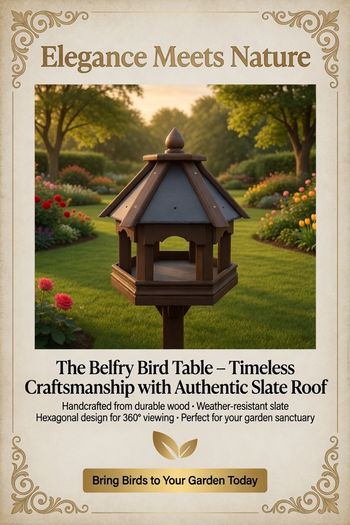 Bird Table feeders Slated Roof - colour choices