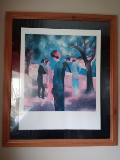 Framed print by August Macke