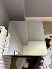 Mirrored bedside locker