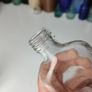 210 - Set of Two Vintage Cork Distilleries Company Clear Glass Decorative Collectible Whiskey Vodka Bottles Image 6