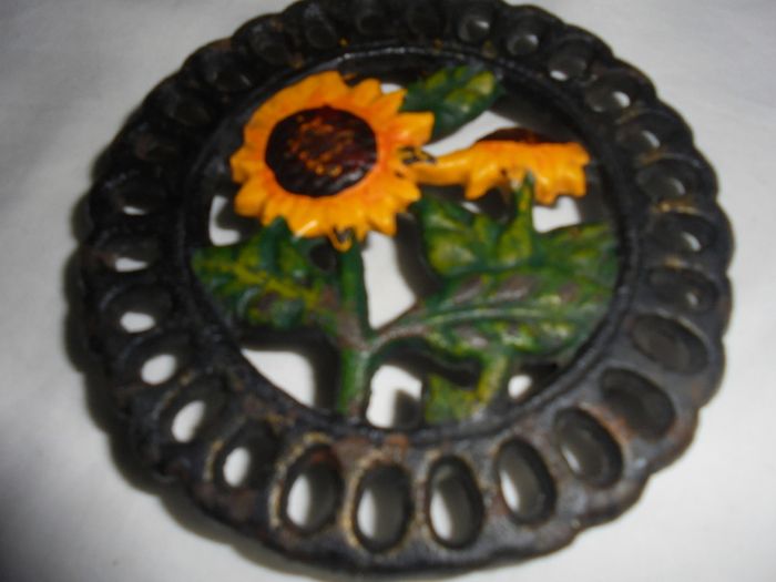 Metal Sunflower T - Pot Stand for Sale