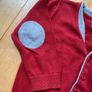 Mamas and Papas 12-18 months red cardigan cotton Image 3