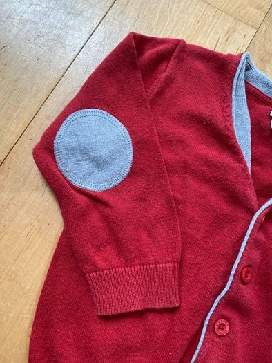 Mamas and Papas 12-18 months red cardigan cotton