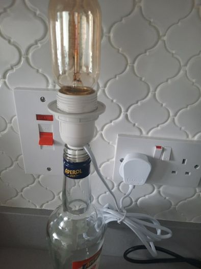 Aperol Spritz Bottle Lamp