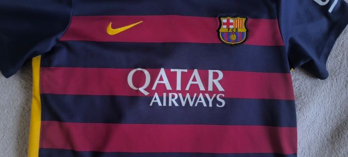 Official Fc Barcelona season 15/16 home kit kids/junior size 7/8