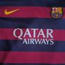 Official Fc Barcelona season 15/16 home kit kids/junior size 7/8 Image 3