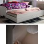 Bed frame with under bed and storage Image 4