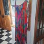 Maxi multicoloured summer dress with pockets Image 2