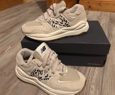 New balance 5740 oatmeal leopard print