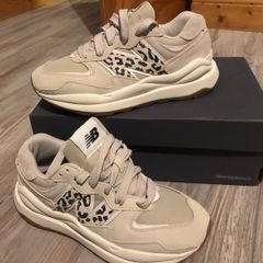 New balance 5740 oatmeal leopard print