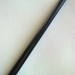 Old lignum vitae round ruler and counting stick