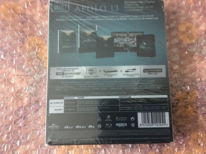 Apollo 13 4K Film Vault Steelbook DTS-X Audio