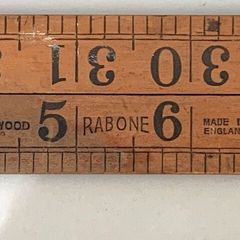 Vintage RABONE 36 inch Boxwood Ruler 1167