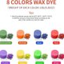 FREE P&P Candle Making Kit,Candle Making Supplies,960g Soy Wax for Making Candle,30pcs Candle Wicks 40 Stickers,8 Color Dye Wax, Magic Paper, DIY Candle Making Kits for Adults Beginners Magic Color Candle Kits Image 4