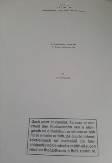 Fallons vintage Gaeilge books