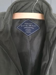 Dunnes Stores khaki soft body warmer size 12