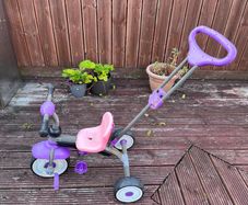 Kids Trike with Parent Handle - Used but Working